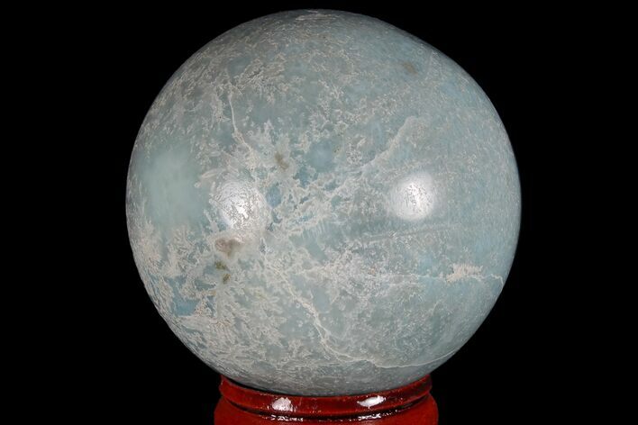 Polished Larimar Sphere - Dominican Republic #168198